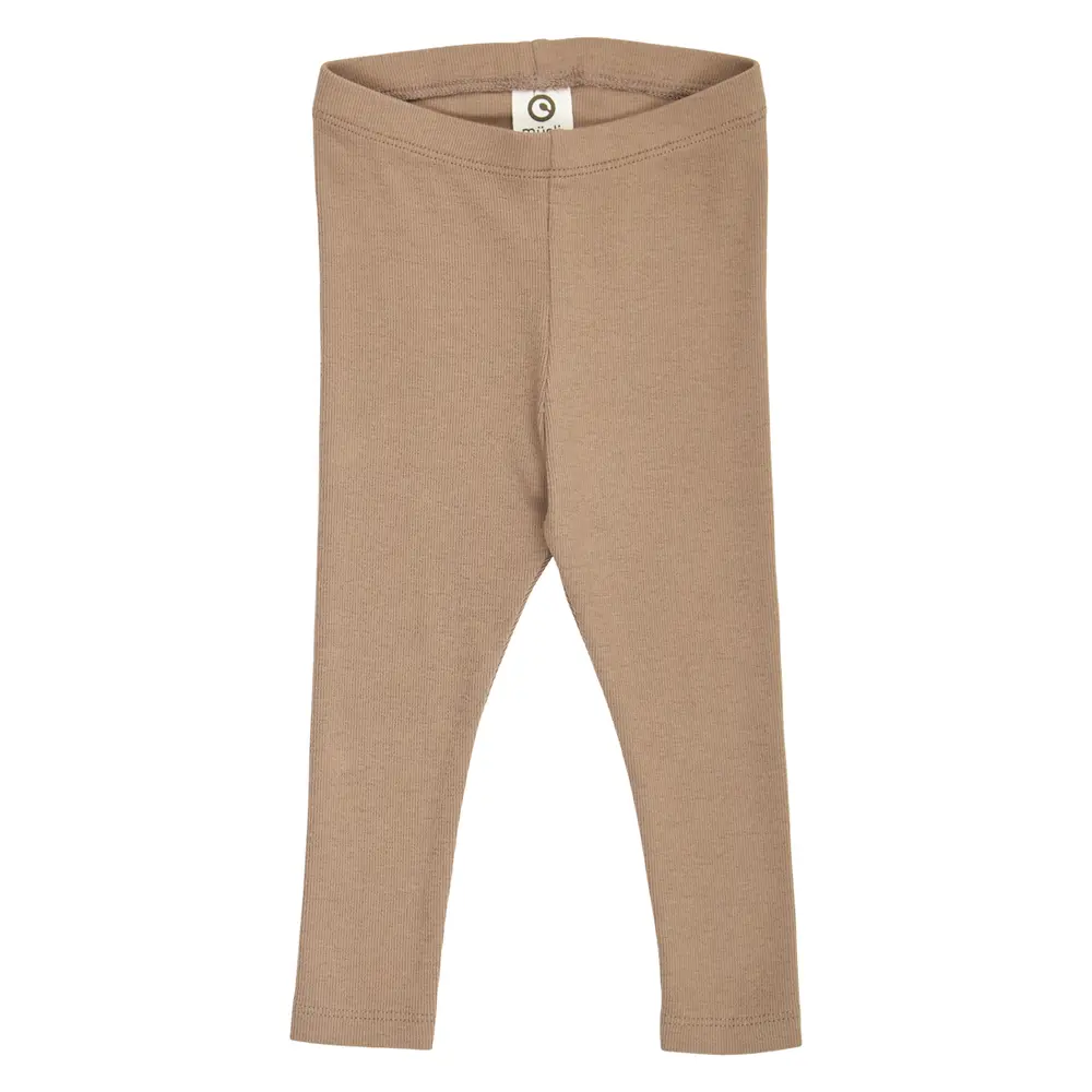 Müsli Cozy Me Rib Leggings - Walnut - 62