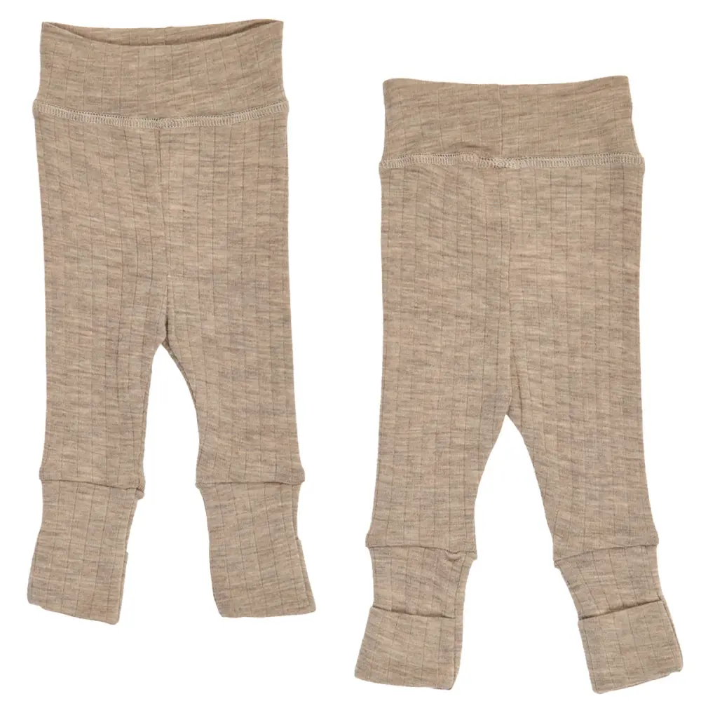 Woolly bukser med foldbare fødder - 821000011 - 74