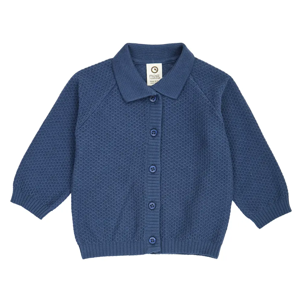BFF Strikket Cardigan - Navy - 80
