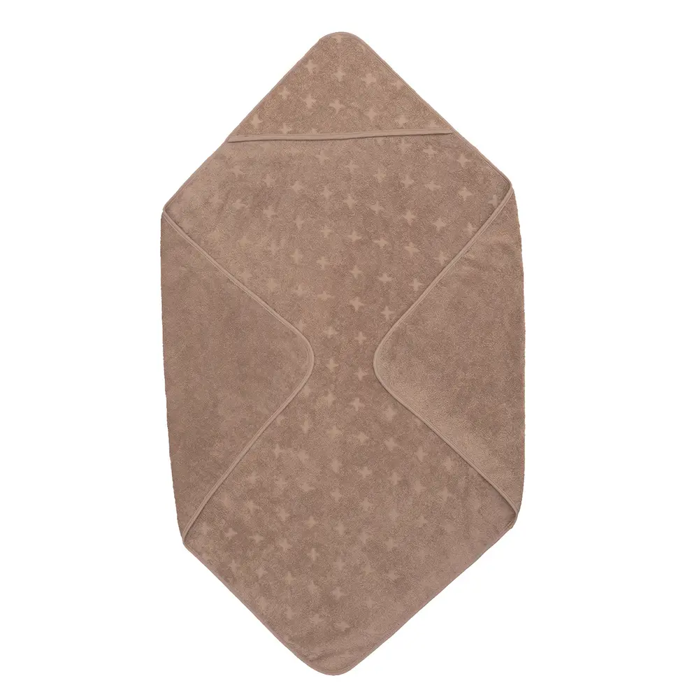 Baby Håndklæde, 100x100 cm - Walnut