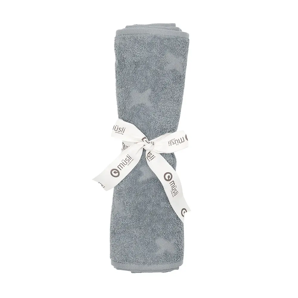 Vaskeklude 4-pak, 30 x 30 cm - Jasmin blue