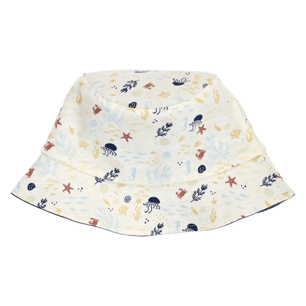 Sea Vendbar Bøllehat - Chambray - 80/86