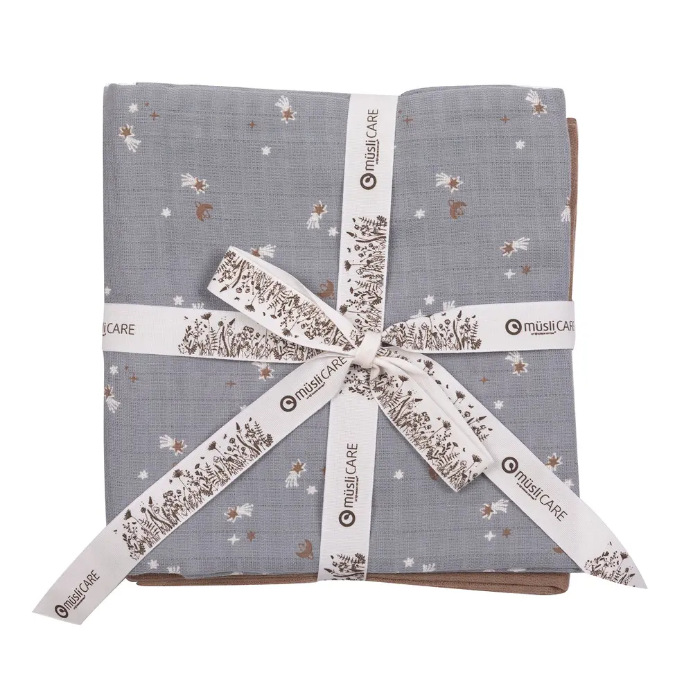 Stofble 2-pak,  75x75 cm - Stars