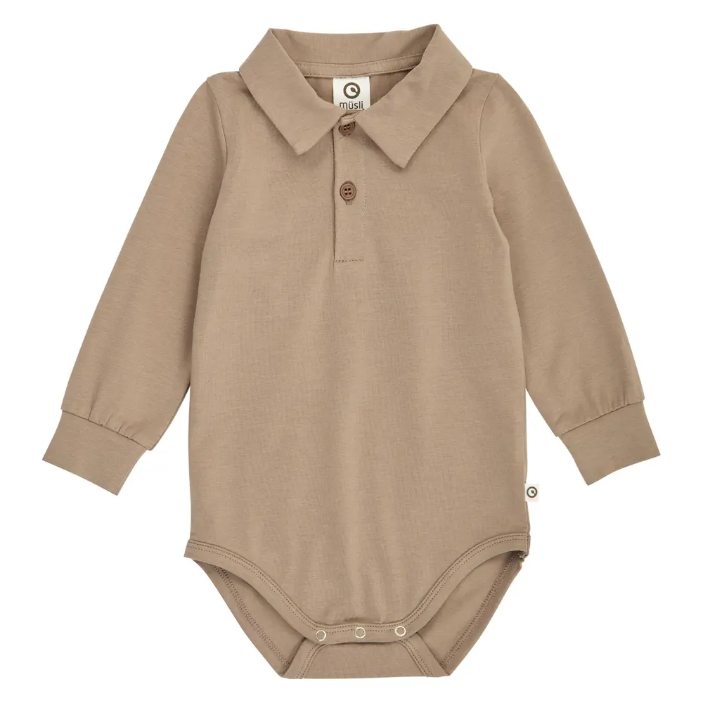 Müsli Cozy Me Skjorte Body - Walnut - 62