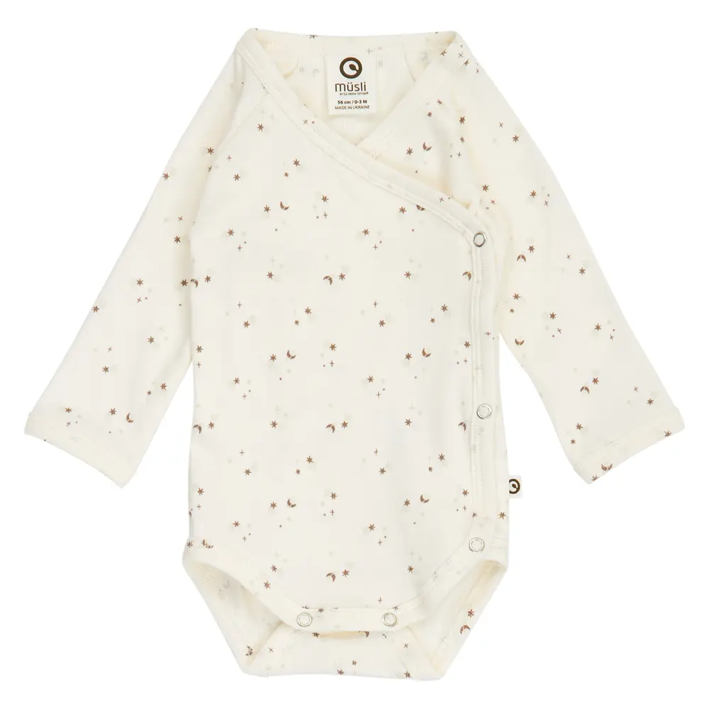 Sparkle Rib Wrap Body - Balsam cream/ Walnut/ Oat - 68