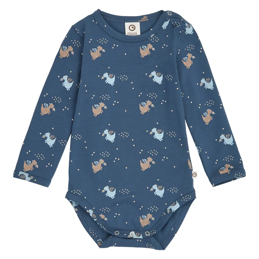Müsli Storybook Body - Navy/Soft Blue/Walnut - 86