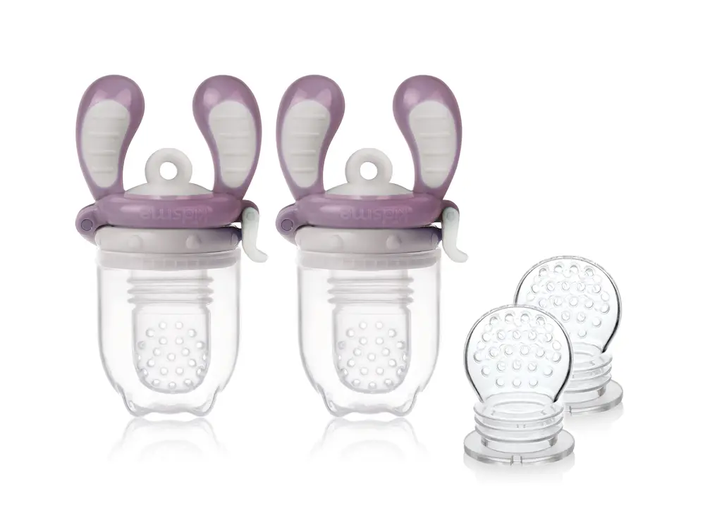 Kidsme Foodfeeder Startpak 2 pak - Plum