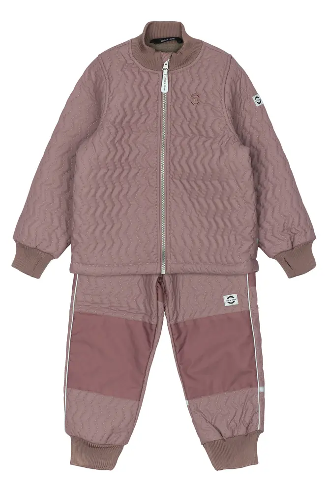 Duvet Fleece Sæt - Twilight mauve - 98 CM