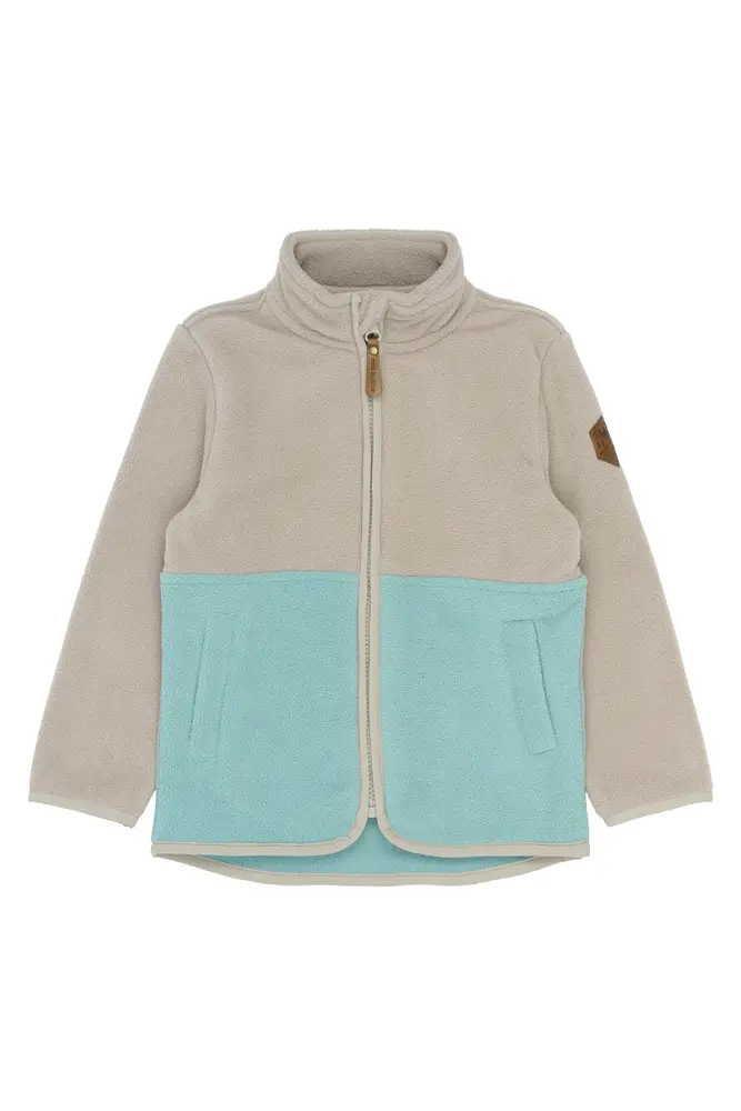 Fleece Jakke - Stone Blue - 80