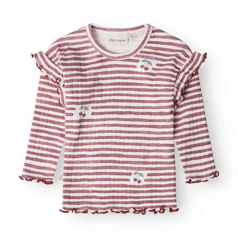 That's Mine - Jamilla bluse - Love berry stripe - 116cm - 6Y