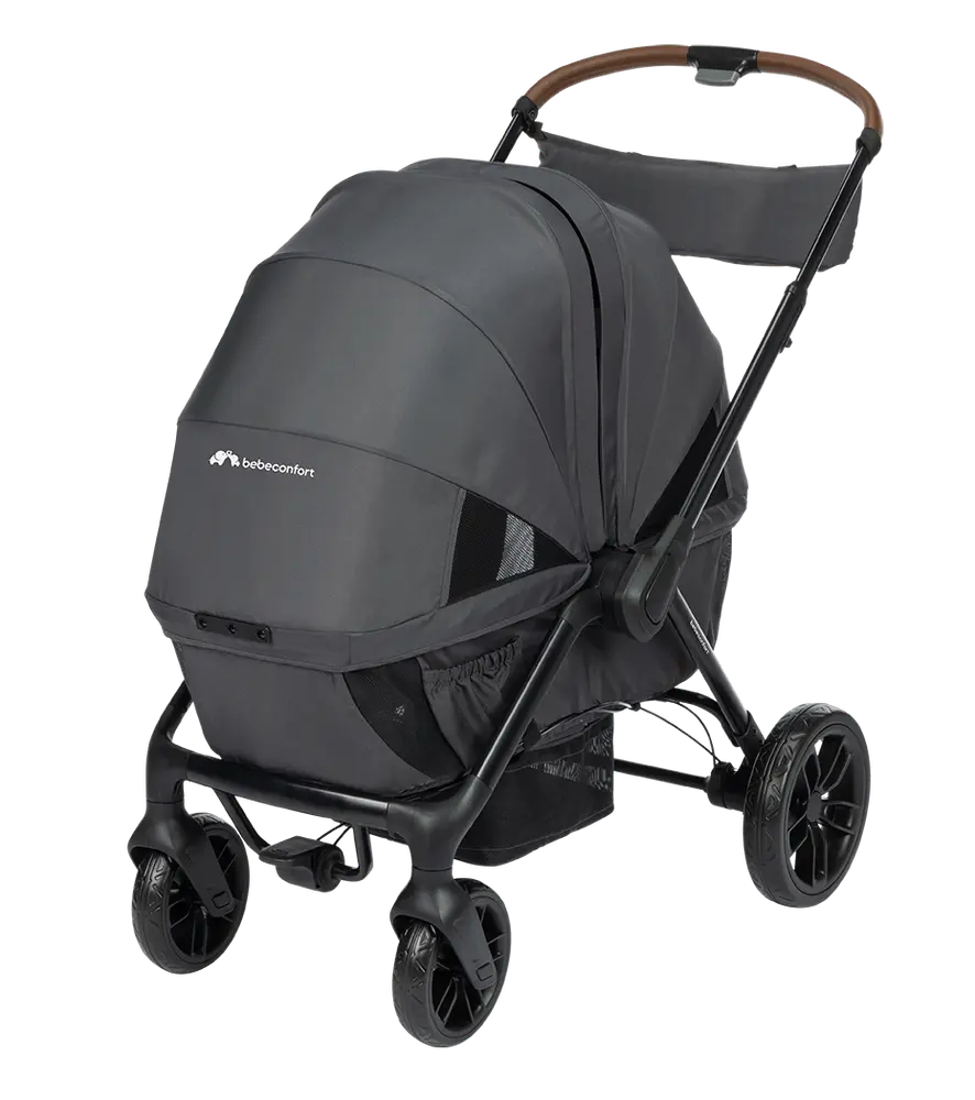 Bebeconfort Helios Søskendevogn - Mineral Graphite