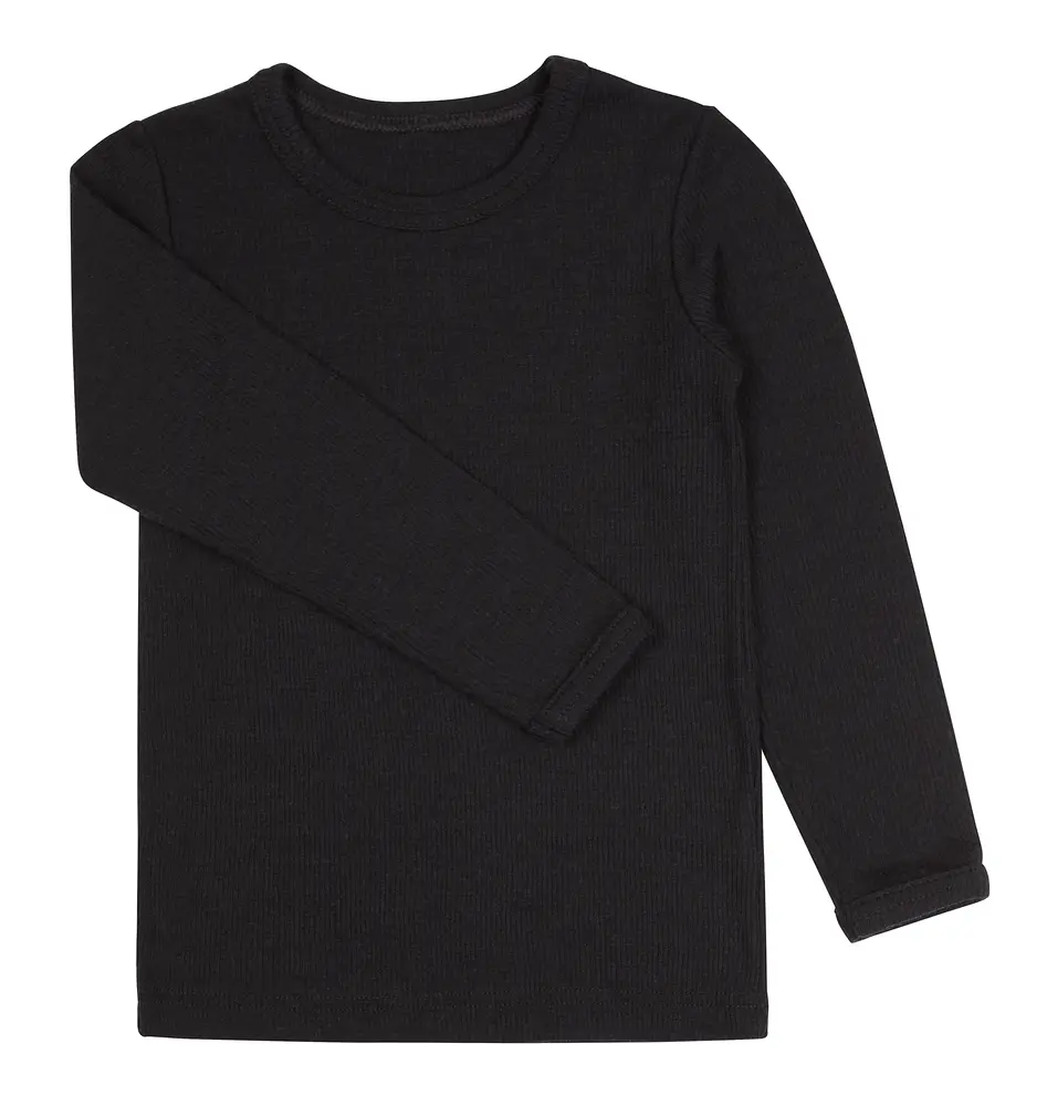 Bluse I Uld - Sort/311 - 60