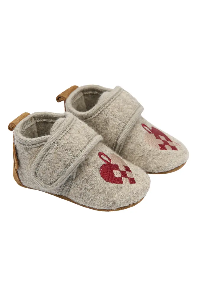 Mikk-Line Uld Prewalker - Christmas Heart - 18-24 MDR.