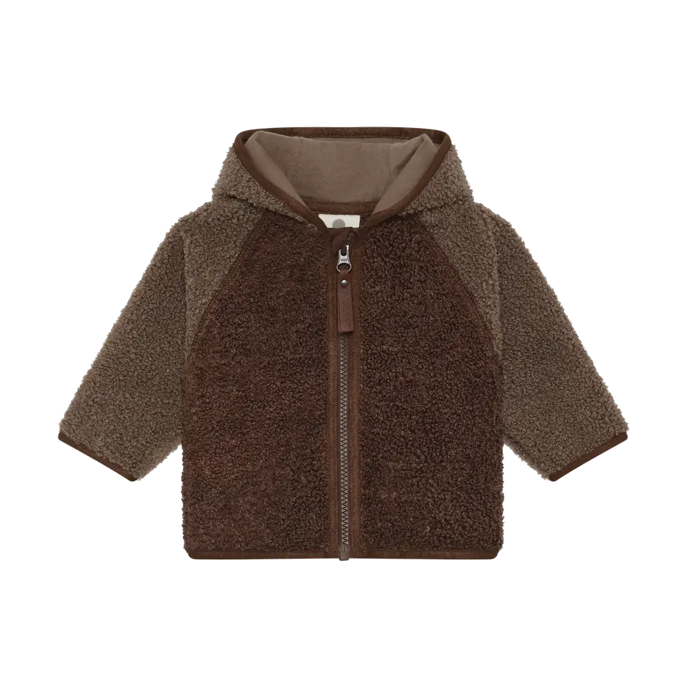 En Fant Jakke Teddy - Chestnut - 80
