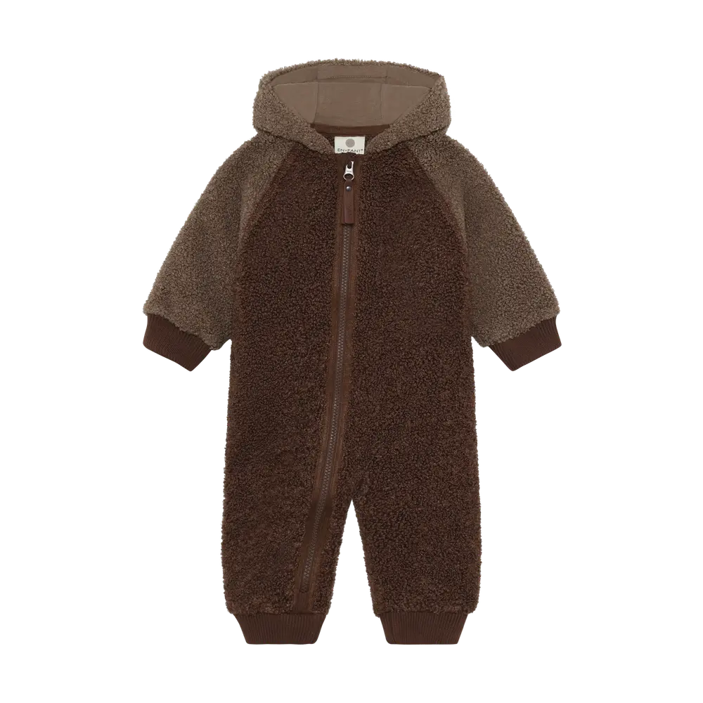 En Fant Køredragt Teddy - Chestnut - 62