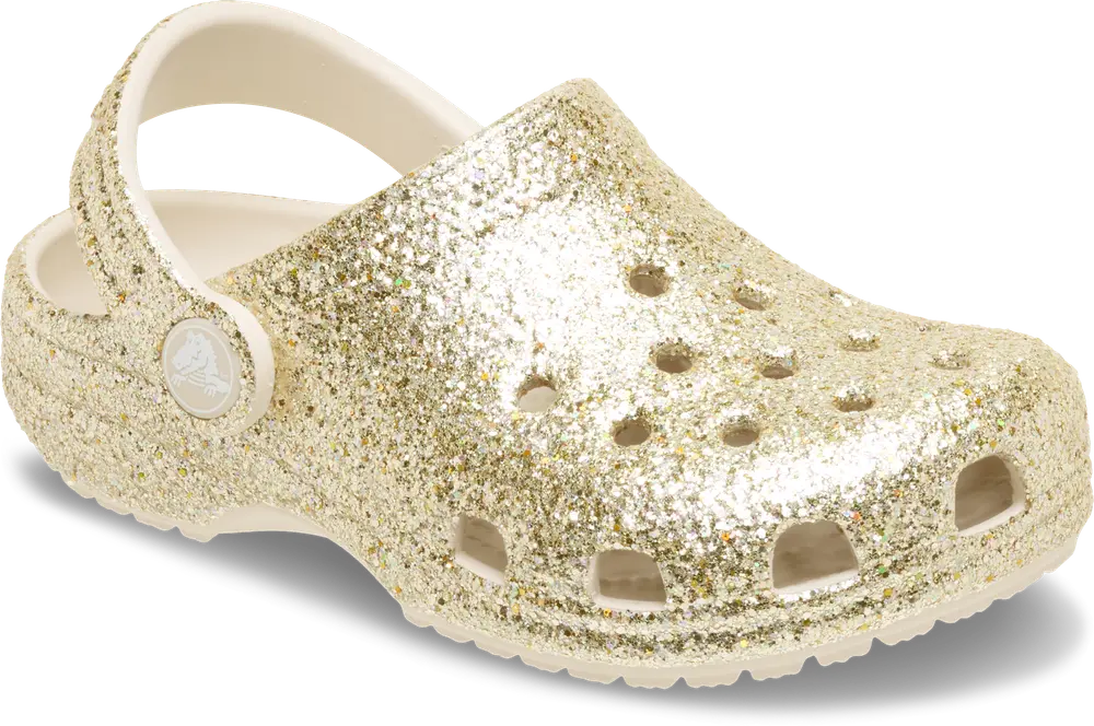 Crocs Classic Chunky Glitter Clog K - Sandstone - 34/35