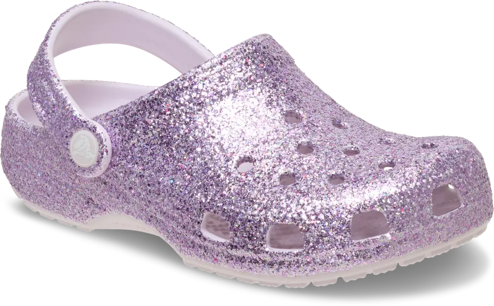 Crocs Classic Chunky Glitter Clog T - Grape Ice - 27/28