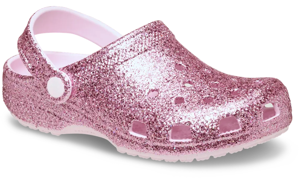 Crocs Classic Chunky Glitter Clog K - Pink Milk - 29/30