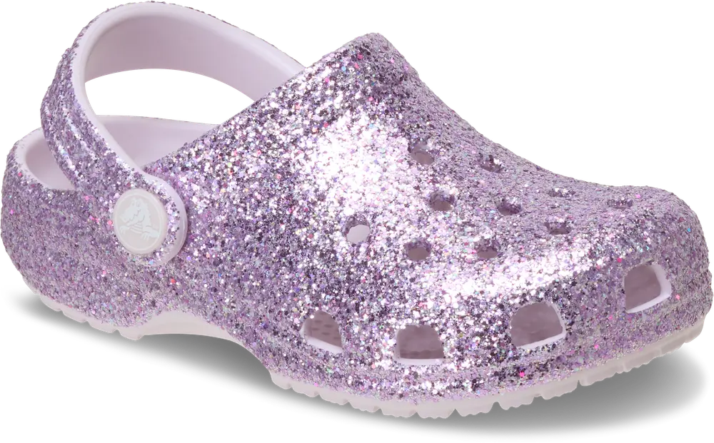 Crocs Classic Chunky Glitter Clog K - Grape Ice - 30/31