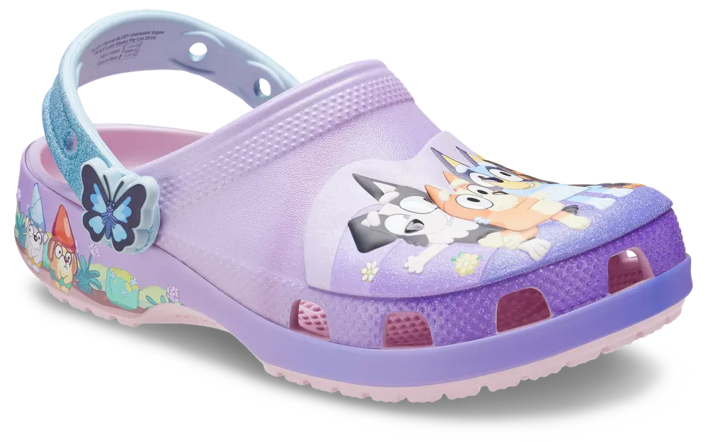 Bluey Pink Classic Clog - Multi - 24/25