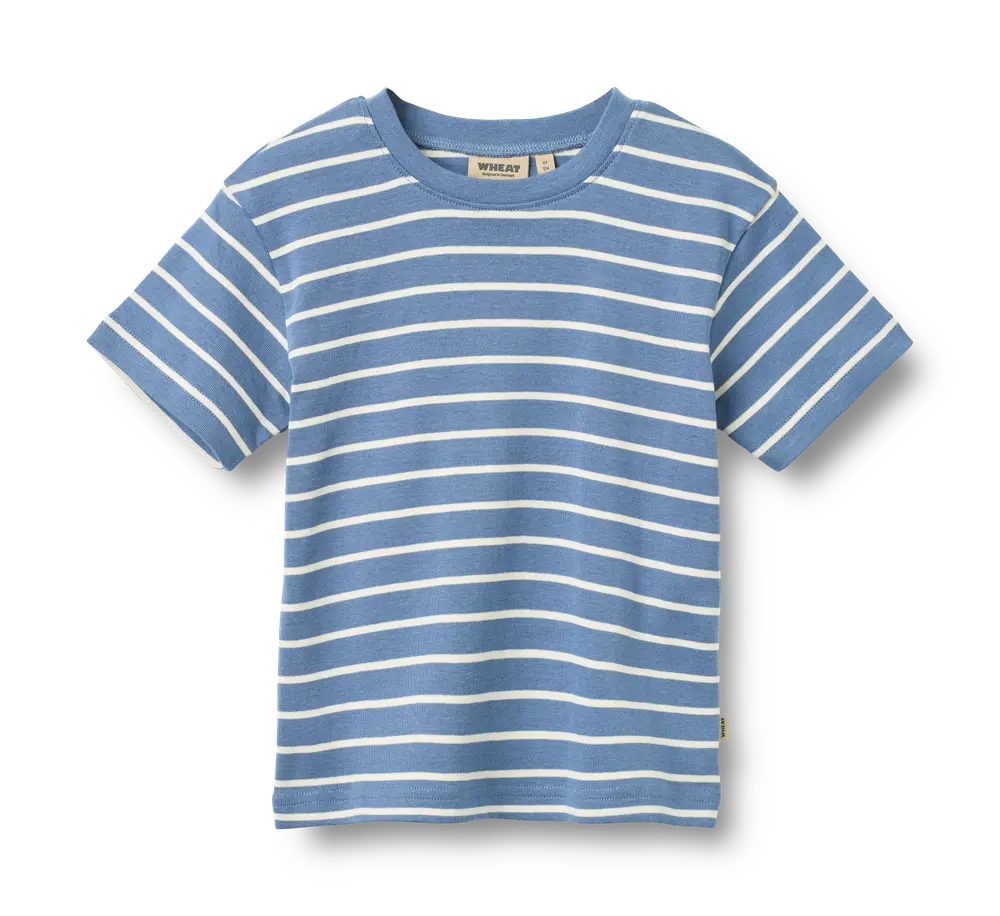 Fabian T-shirt - Blue Stripe - 110