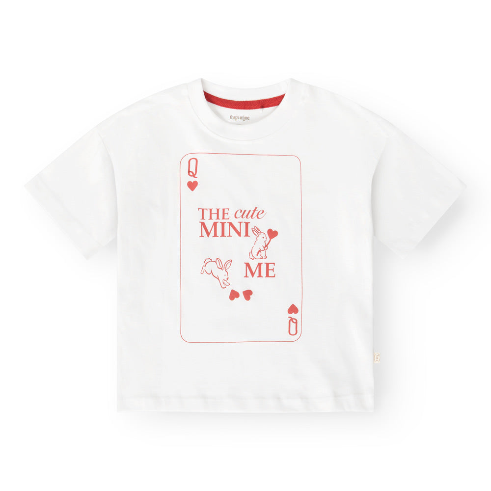 That's Mine - Vilde oversized t-shirt - Mini me bunnie - 116cm - 6Y