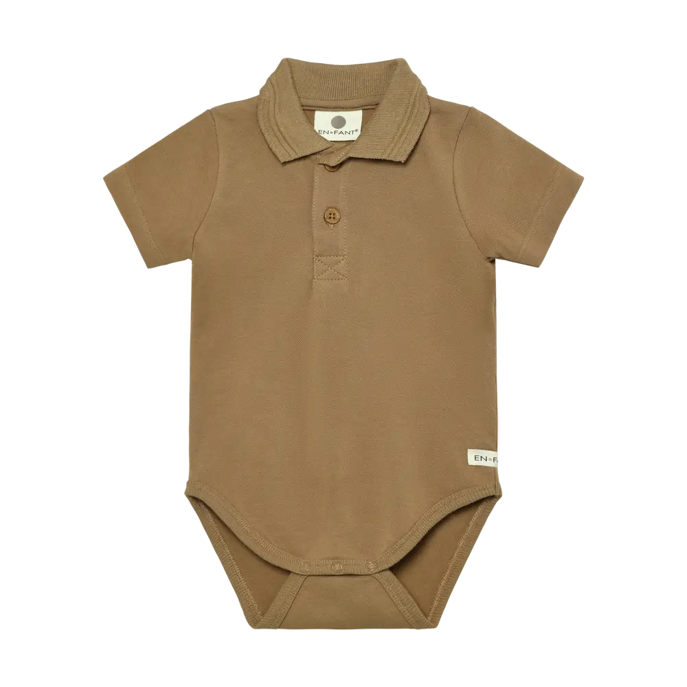 Polo Kortærmet Body - Tiger's Eye - 80