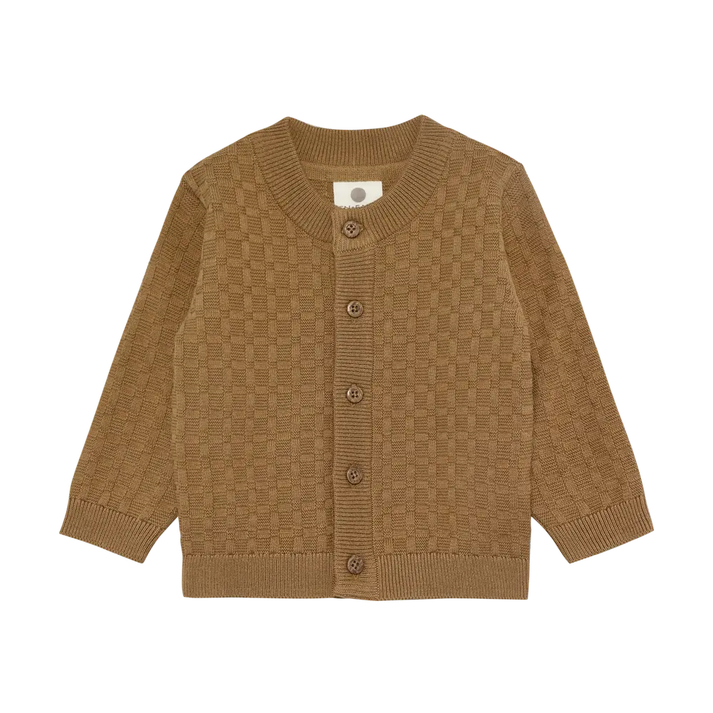 Strikket Cardigan - Tiger's Eye - 62