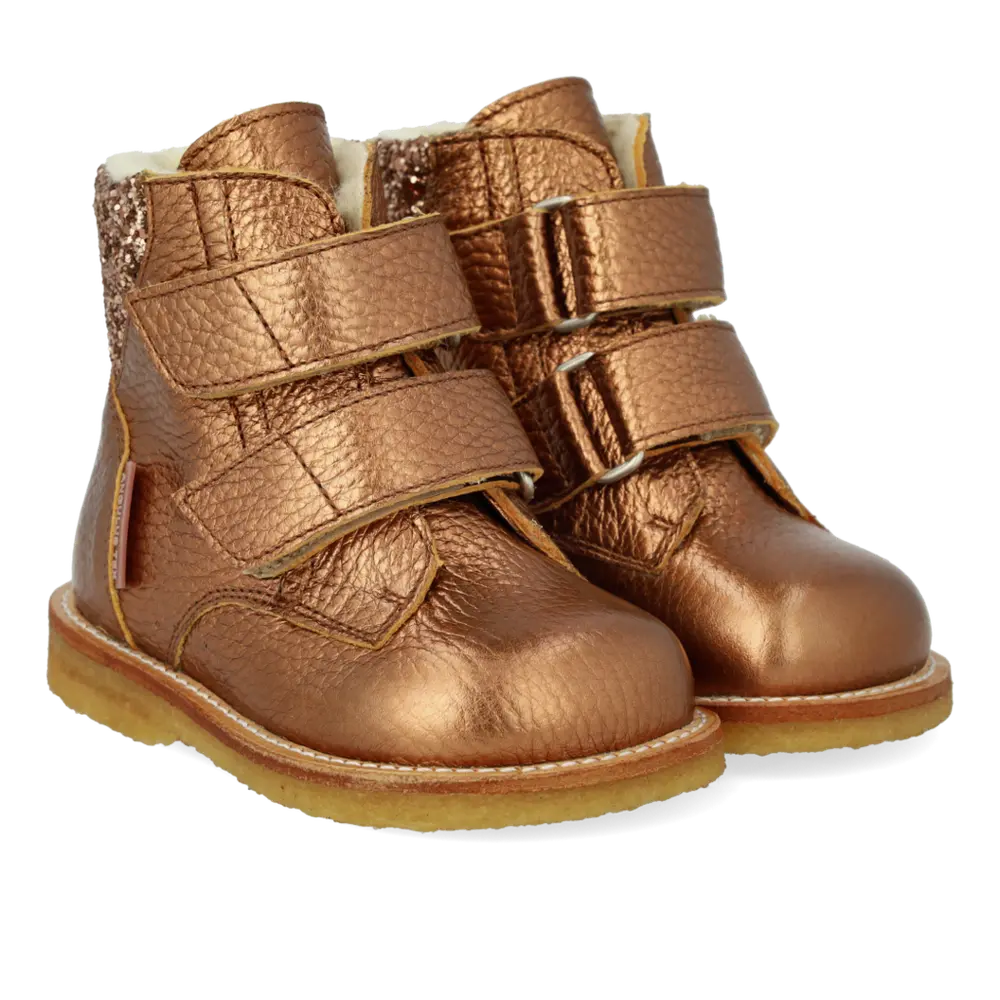 Begynder TEX-støvle med glitter og velcro - 4264 - 24