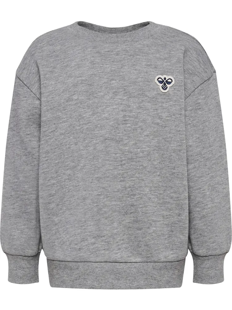 Loose Crewneck Trøje - Grey Melange - 86