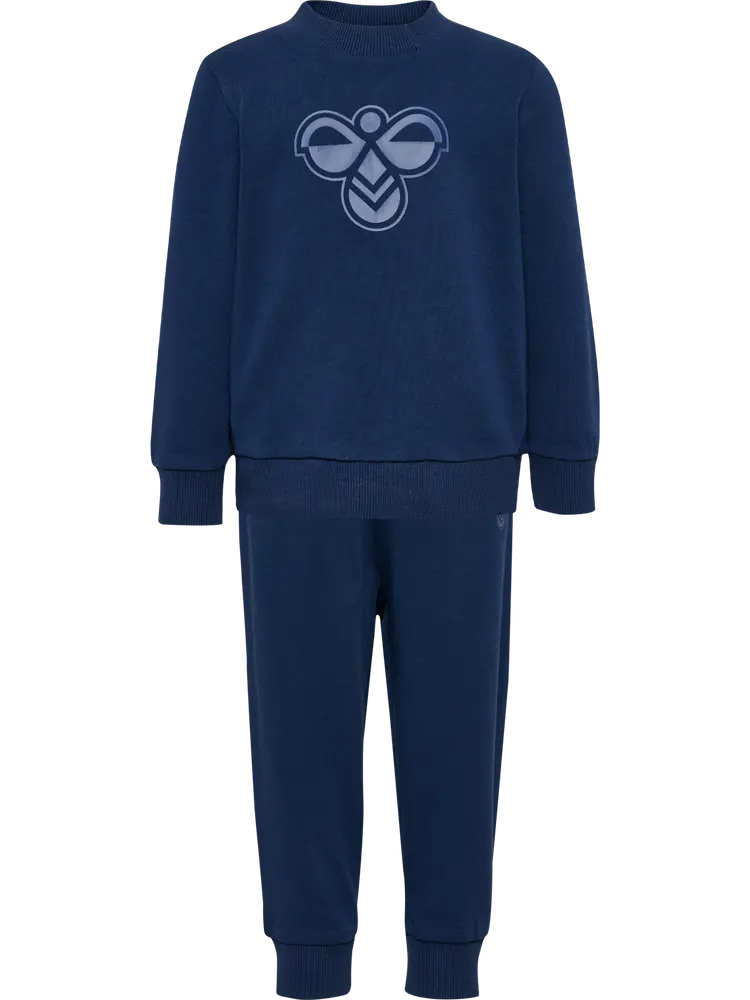 Jersey Crewsuit Bee - Dress Blue - 110