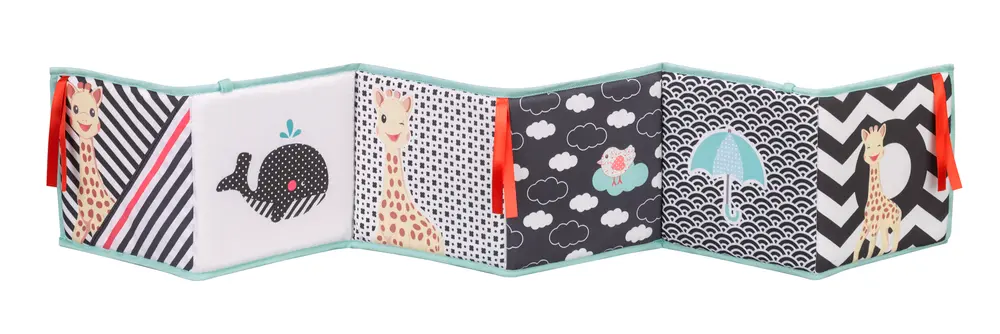 Sophie La Girafe Foldbar Dobbeltsidet Bog