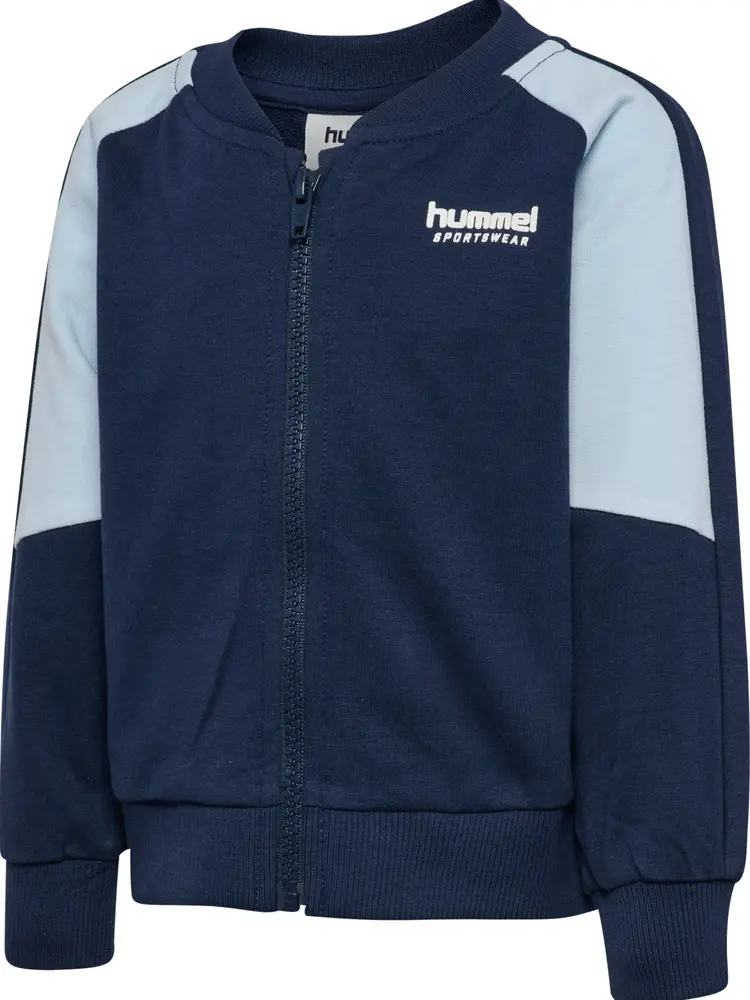 Loose Block Zip Trøje - Skynavy - 98