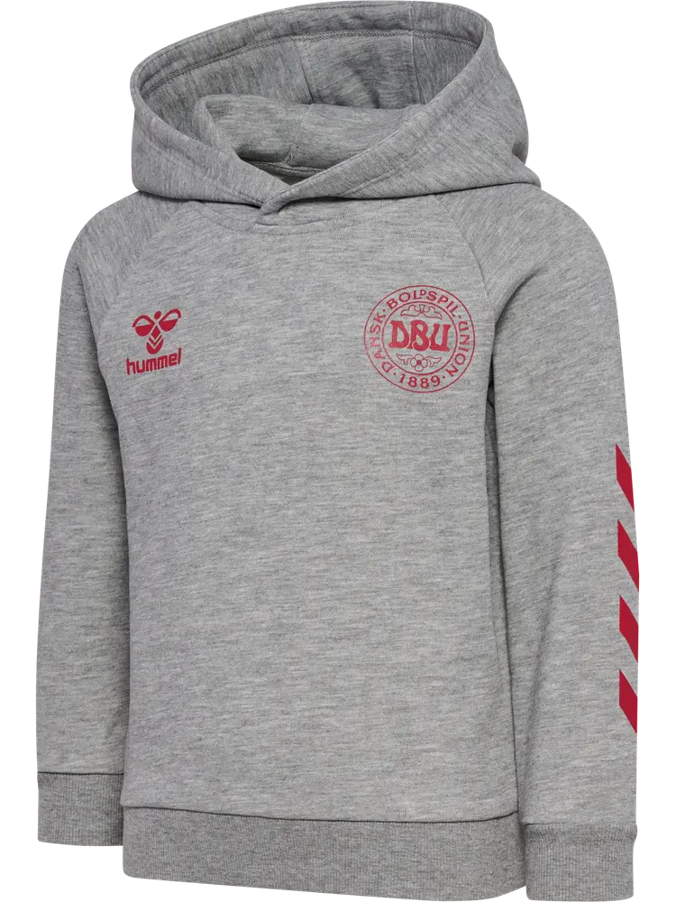 Hummel JR Reg DBU Hoodie - Grey Melange - 134/140