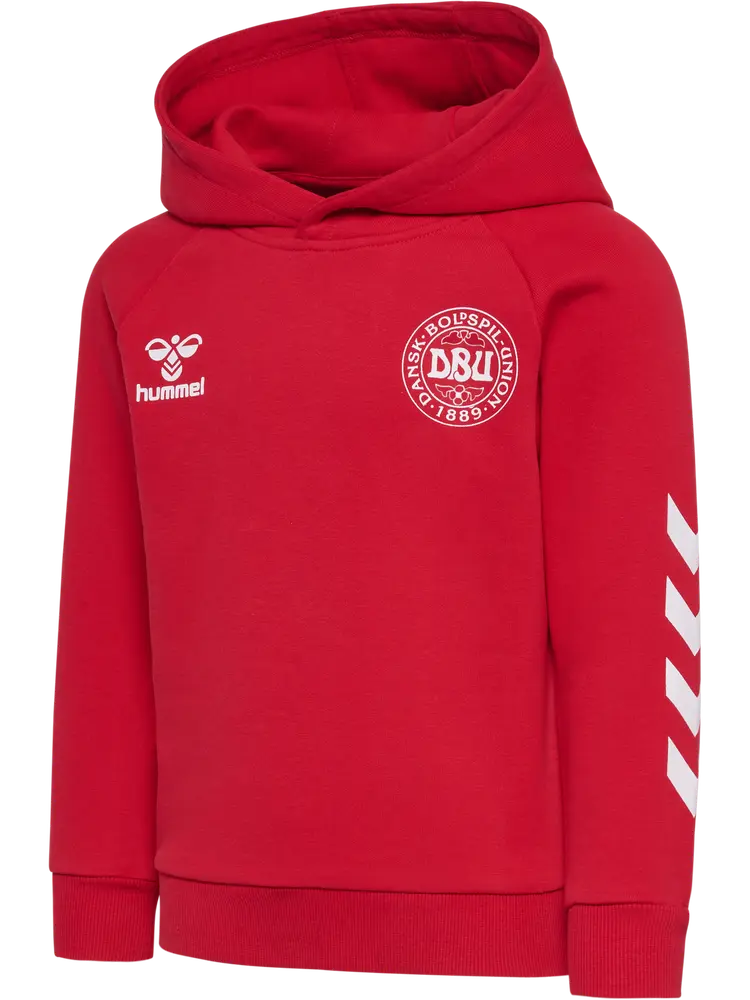 Hummel JR Reg DBU Hoodie - Tango Red - 122/128