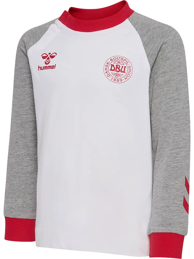 Hummel Mini DBU Langærmet T-Shirt - White - 104