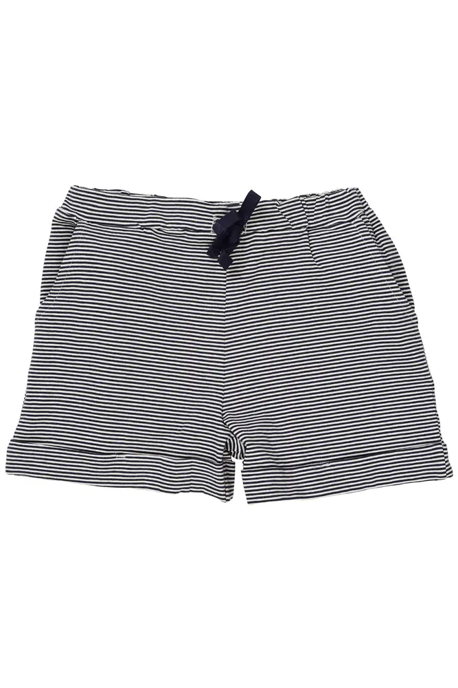Stribet shorts - NAVY - 92