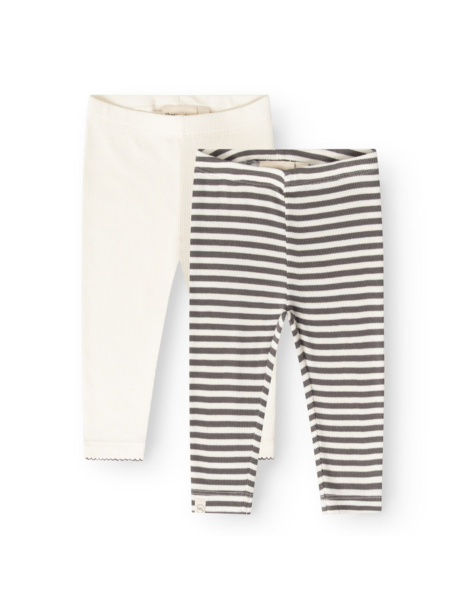 That's Mine - Jia leggings 2-pak - Dark grey stripe - 68cm - 6M