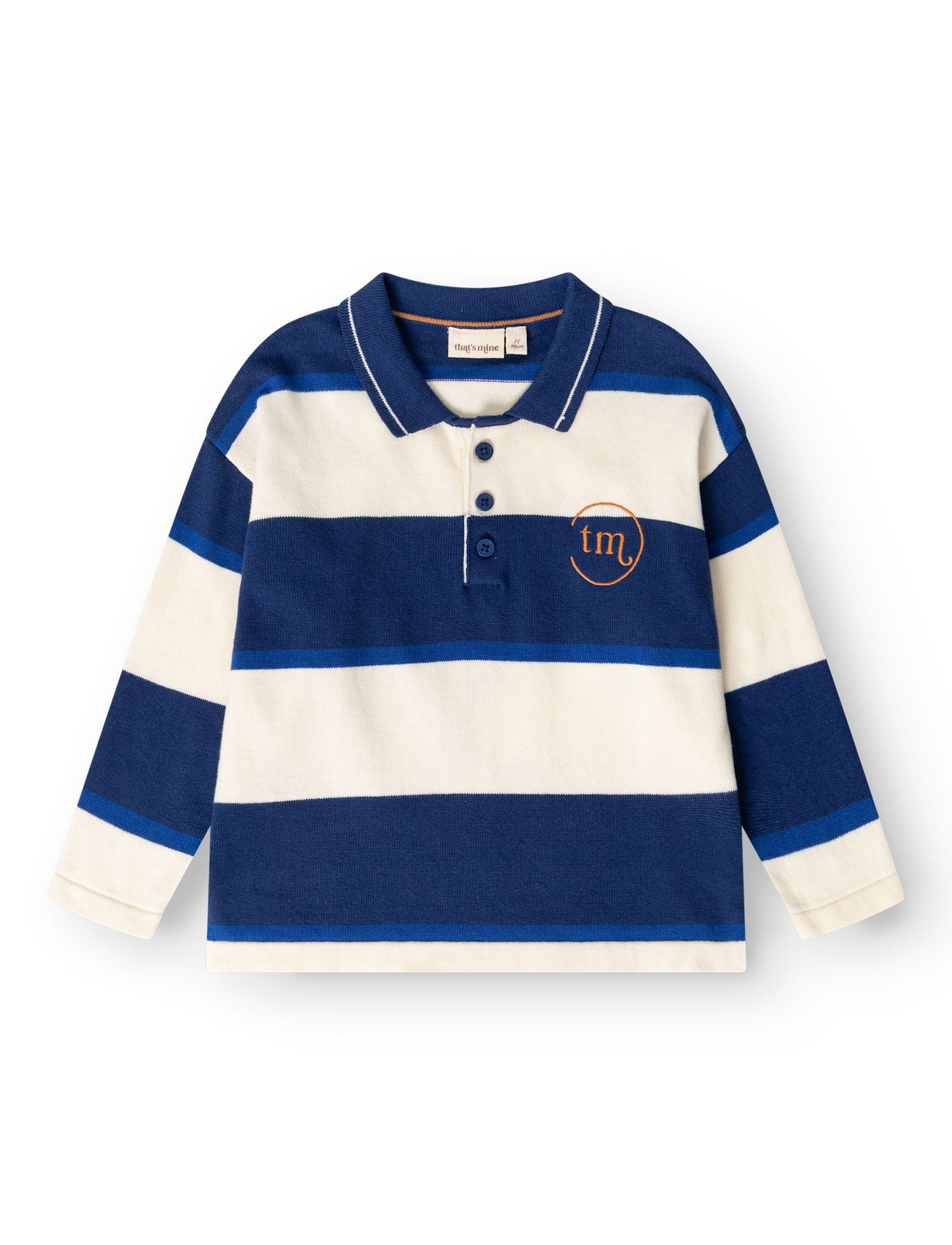 That's Mine - Vagnar sweater - Blue stripe - 116cm - 6Y