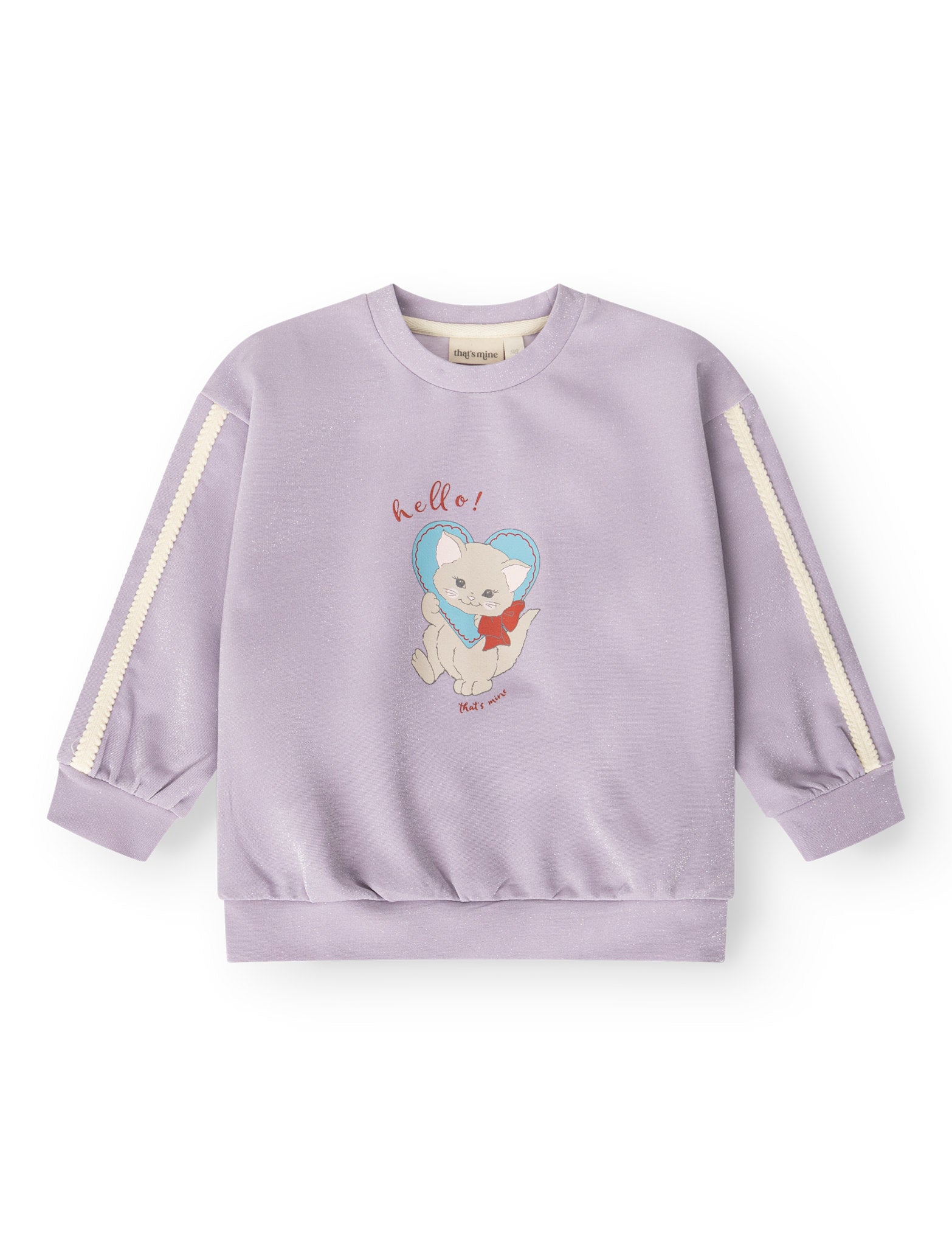 That's Mine - Luanna sweatshirt - Purple glitter - 116cm - 6Y