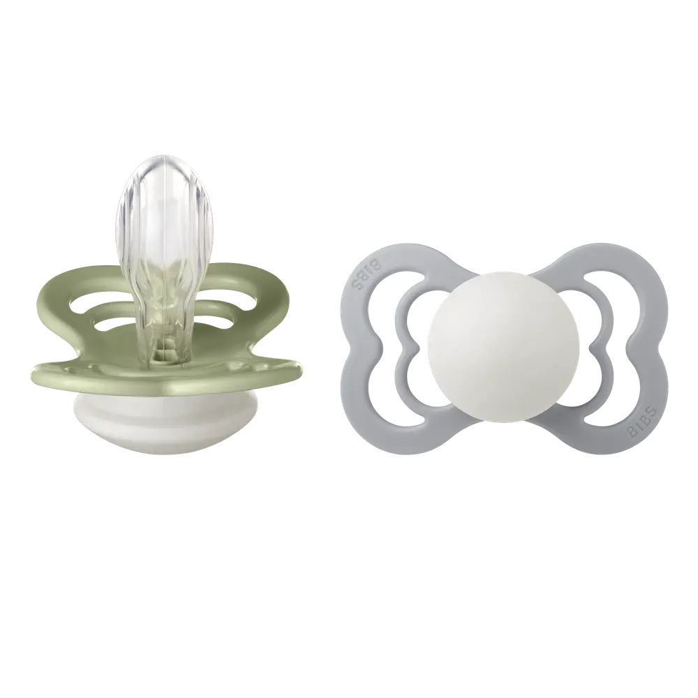 Supreme 2 pk Silicone str. 2 Night - sage/cloud