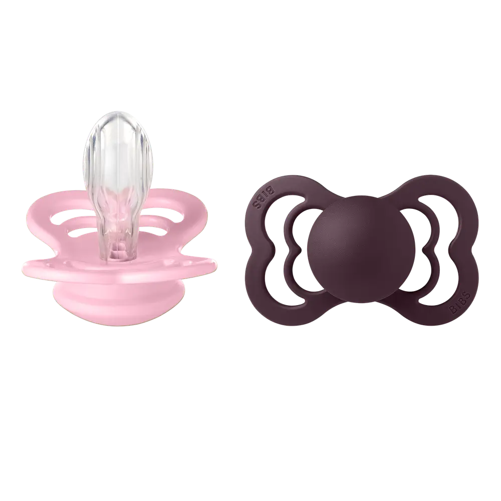 Supreme 2Pk Silicone Str 2 Baby Pink/Plum