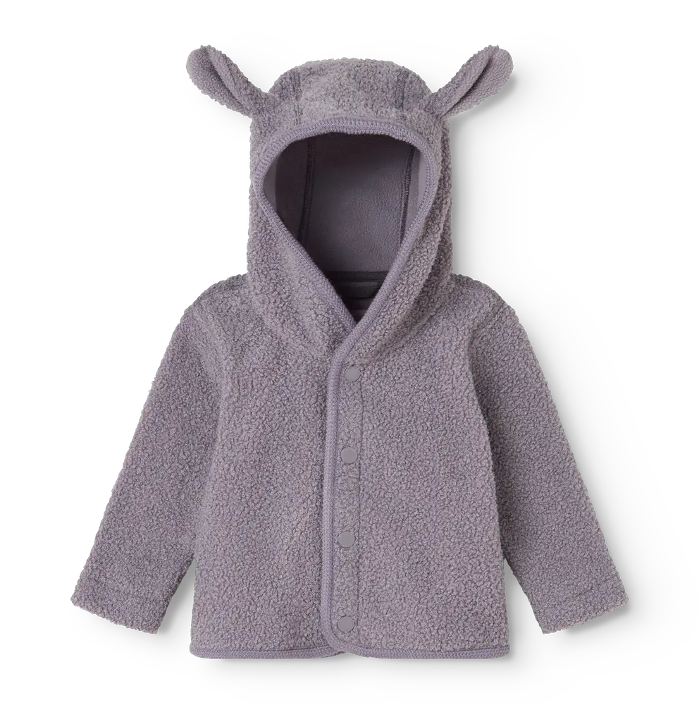 MarMar Copenhagen Olini Teddy Jakke - Purple Suede - 80