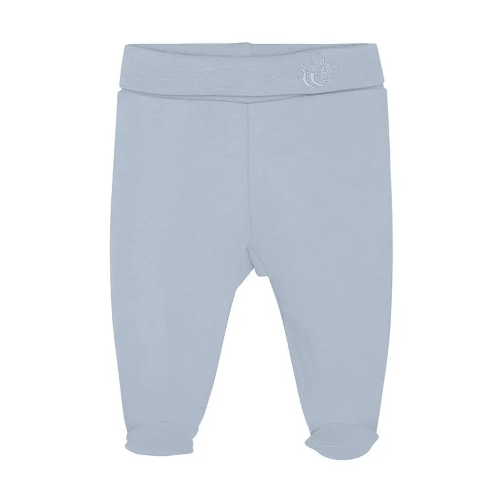 Leggings m. fødder - SOLID - Zen Blue - 50
