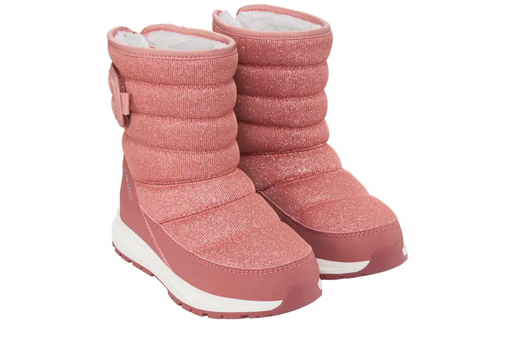 Viking Equip Glitter Warm WP 2V Vinterstøvle - Pink - 33