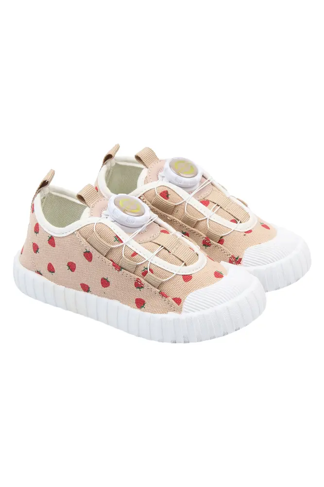Mikk-Line Canvas Sneakers - Strawberry - 28