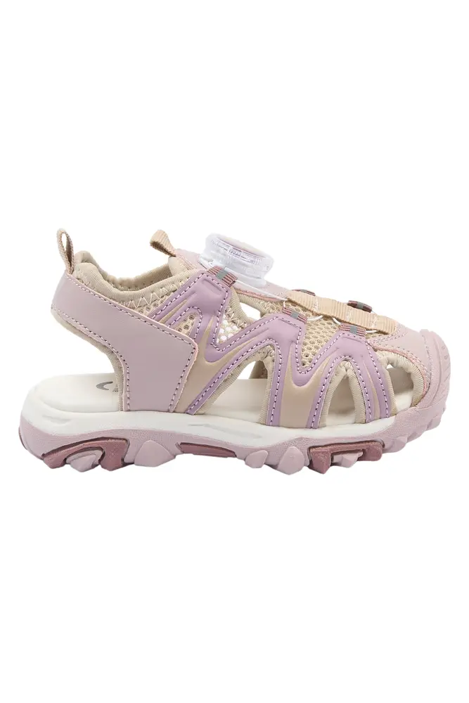 Sandal m. Mesh - Mauve Shadows - 35