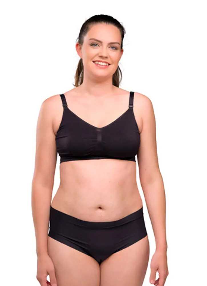 Carriwell Original Graviditets- Og Amme-BH Str Str XL - Sort - XL