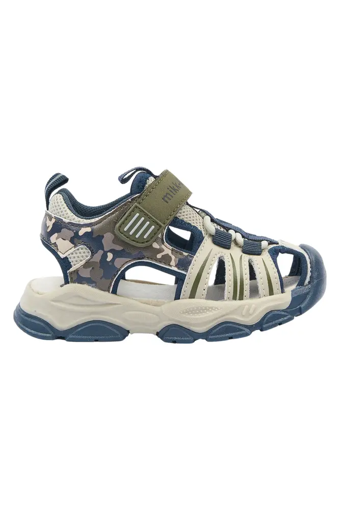 Sandal Mesh m. Velcro - Blue Nights - 34
