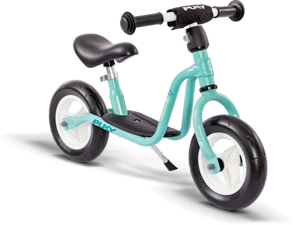 Løbecykel - LR M aqua grøn - med støttefod